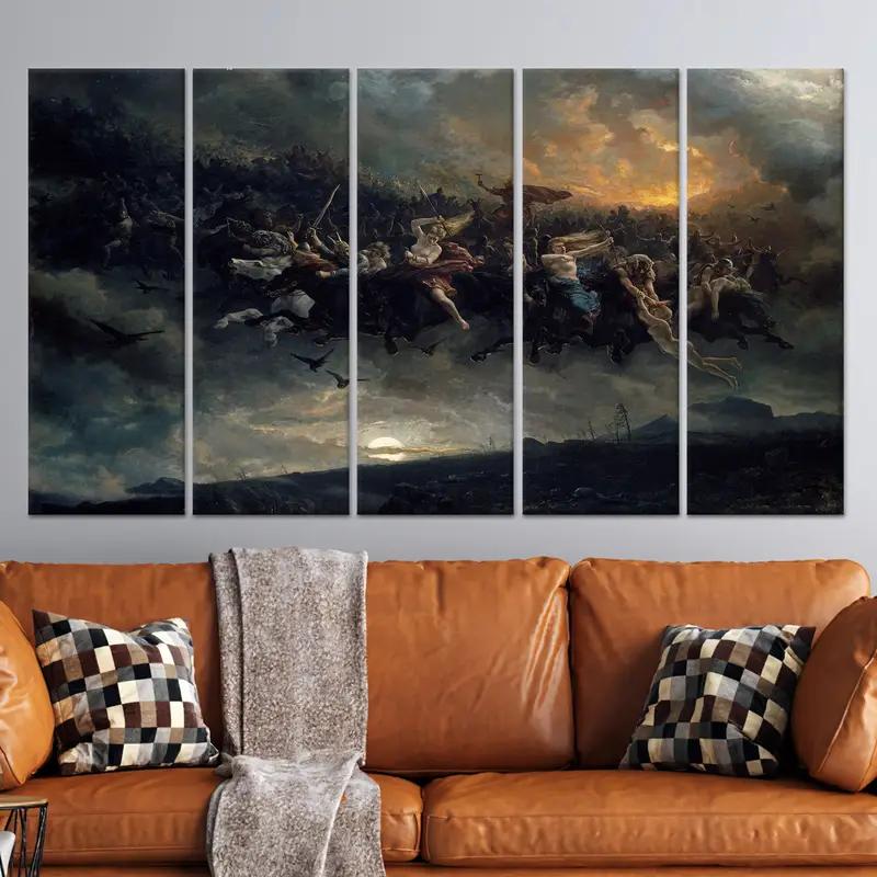 Lienzo mítico: Sagas nórdicas de Arbo, arte impreso - 1