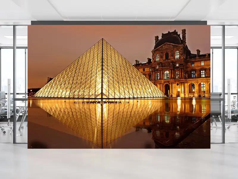 Papel pintado impreso elegante del Museo del Louvre de París para la decoración del hogar - 1