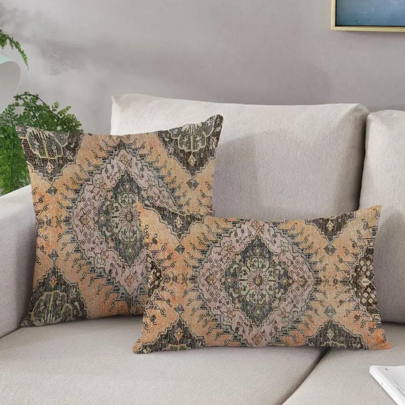 Vintage Patterned Printed Pillow: Custom Home Decor, All Sizes - 1