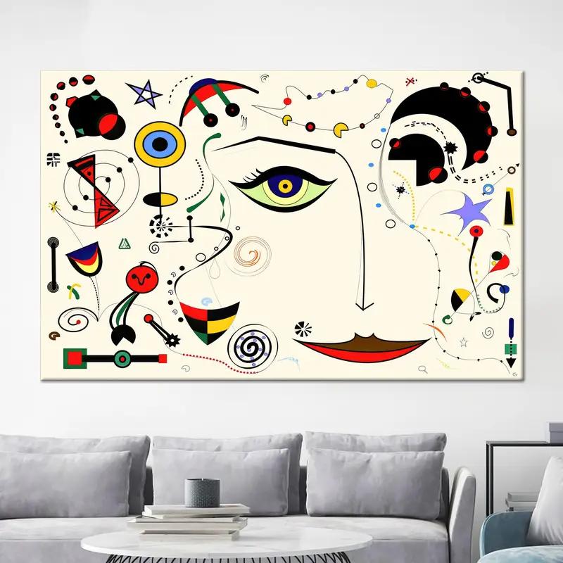 Lienzo abstracto de mujer surrealista: eleva tu espacio con surrealismo - 1