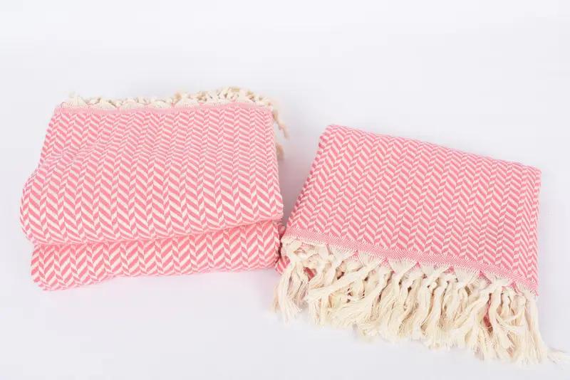 Turkish Bath Towel USA, 70x40 Cotton Chevron Towel, Wedding Hand Made Gift, Turkish beach towel, Peshtemal Towel, Turkish Towel USA, Memorial Gift - 8