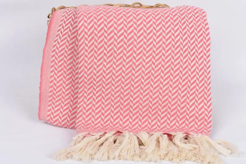 Turkish Bath Towel USA, 70x40 Cotton Chevron Towel, Wedding Hand Made Gift, Turkish beach towel, Peshtemal Towel, Turkish Towel USA, Memorial Gift - 6