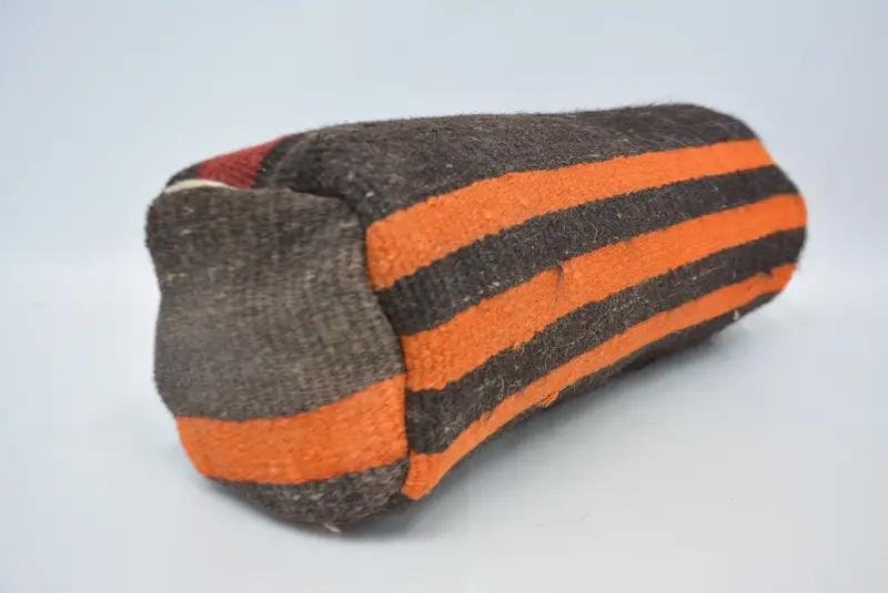 Funda de almohada de lana hecha a mano con cremallera, almohada decorativa vintage - 1