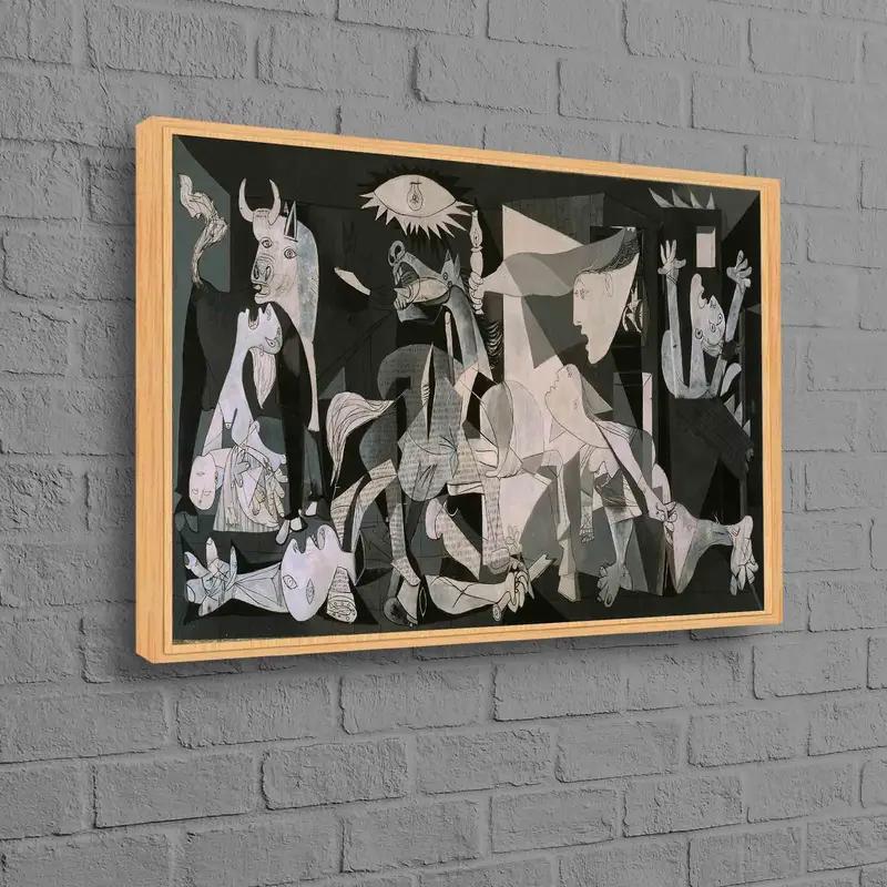 Impresión en lienzo de Guernica: la obra maestra de Picasso con detalles vibrantes - 1